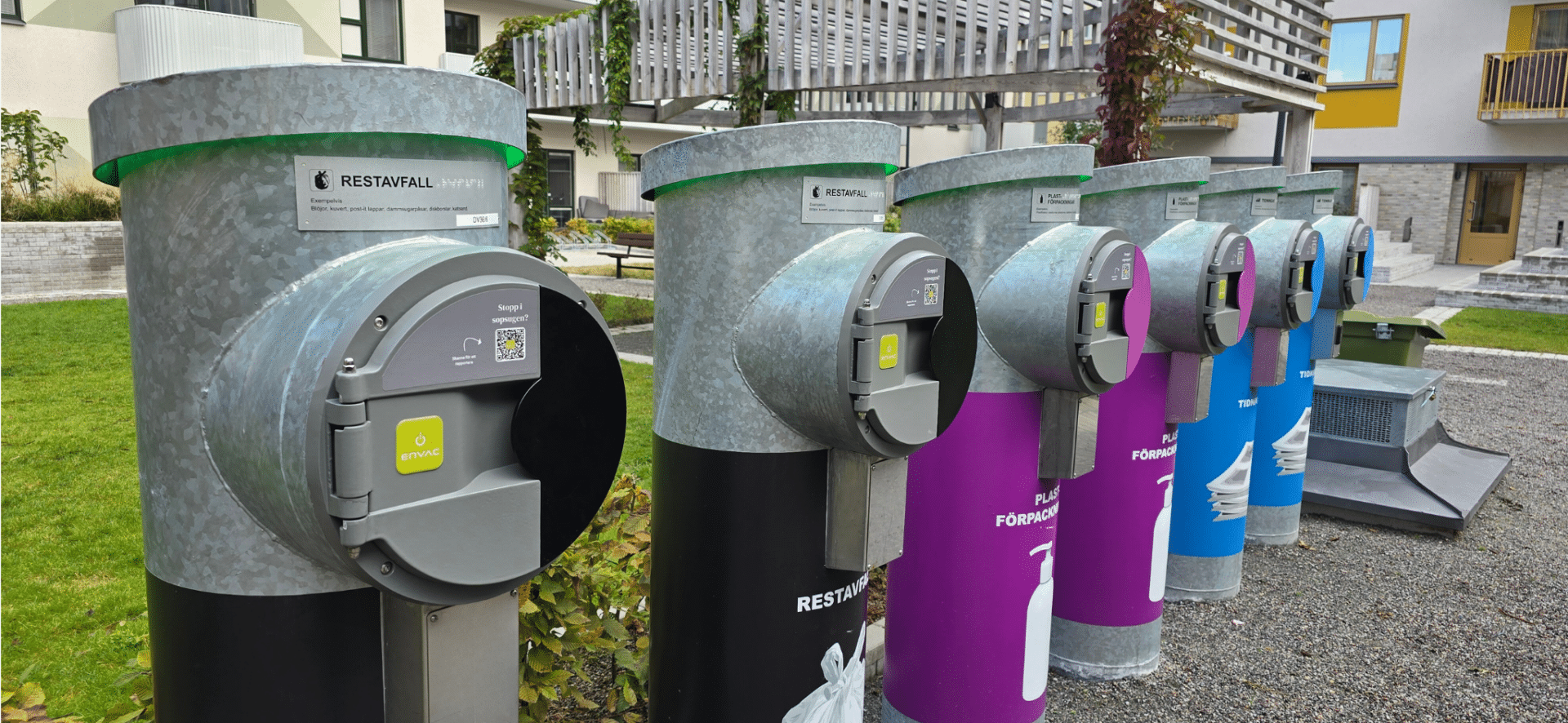 Envac’s Automated Waste Collection System in Barkarbystaden, Stockholm
